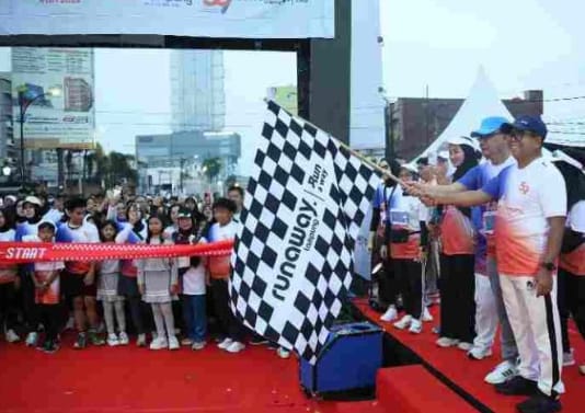 Ribuan Peserta Ikuti Bank Lampung Run 2025
