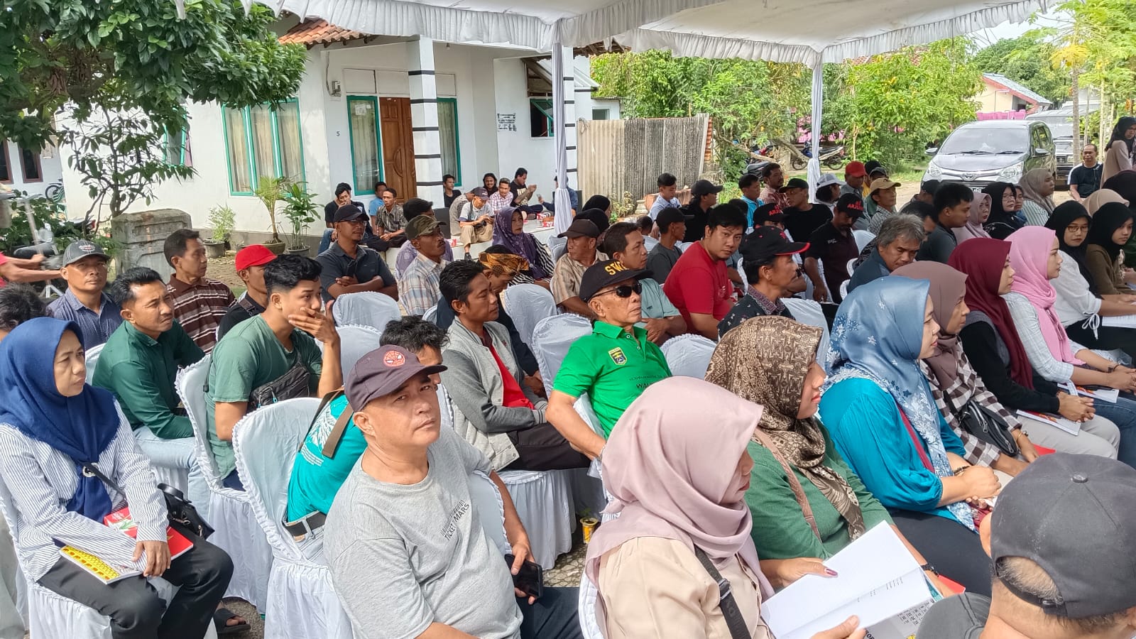 Sosialisasikan Ideologi Pancasila, Andy Roby Ajak Warga Metro Tingkatkan Gotong-Royong dan Tanam Pohon