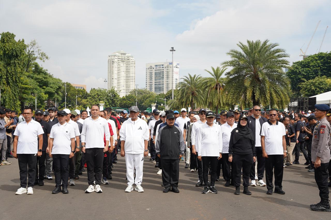 Dilantik Jadi Walikota Besok, Eva Dwiana Ikuti Gladi Bersih di Monas