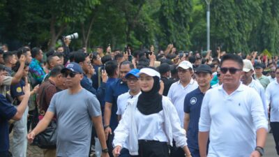 Persiapan Pelantikan Besok, Gubernur dan Wakil Gubernur Lampung Terpilih Berada di Barisan Depan dalam Gladi Kotor