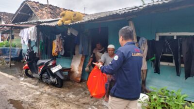 Bandarlampung Kembali Dilanda Banjir, IWO Lampung Gelar Aksi Sosial untuk Korban Terdampak
