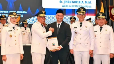 Usai Dilantik Presiden, Radityo Egi Pratama-M. Syaiful Anwar Ikuti Proses Sertijab Kepala Daerah di Provinsi Lampung