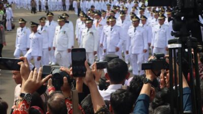 Presiden Prabowo Subianto melantik Hamartoni Ahadis dan Romli sebagai Bupati dan Wakil Bupati Lampung Utara periode 2025-2030
