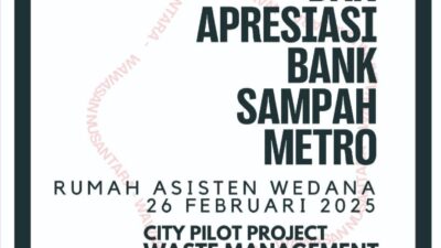 Komitmen Tuntaskan Sampah, Festival dan Apresiasi Bank Sampah Metro Kembali Digelar