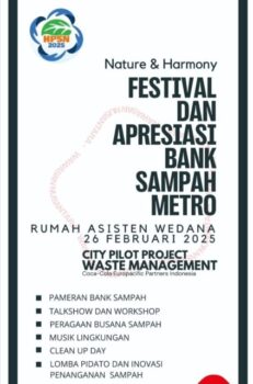 Komitmen Tuntaskan Sampah, Festival dan Apresiasi Bank Sampah Metro Kembali Digelar