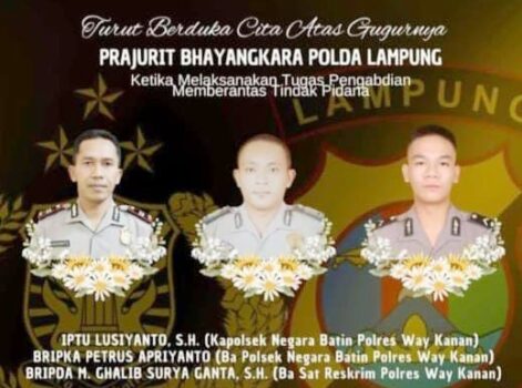 10 Fakta Meninggalnya Tiga Polisi Saat Menggerebek Arena Sabung Ayam di Way Kanan  Lampung