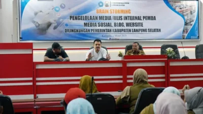 Pemkab Lampung Selatan Gelar Brainstorming Pengelolaan Media di Lingkup Perangkat Daerah