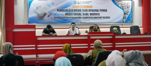 Pemkab Lampung Selatan Gelar Brainstorming Pengelolaan Media di Lingkup Perangkat Daerah