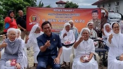 Reses, Heni Susilo Sambangi Para Suster Purna Tugas di Vita Grasia Tanggamus