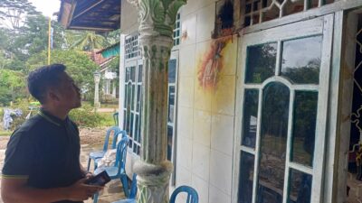 Menara Telekomunikasi Diduga Picu Rumah Warga di Penaganratu Lampung Utara Disambar Petir