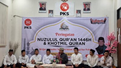DPW PKS Lampung Gelar Peringatan Nuzulul Quran dan Khotmil Quran 1446 H
