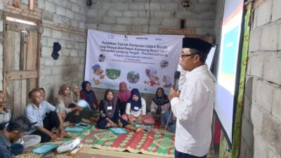 IPUBI Lampung Tengah Gelar Pelatihan Tehnik Pertanian Udara Bersih