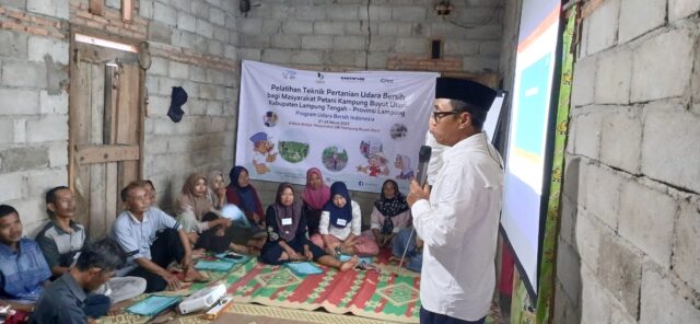 IPUBI Lampung Tengah Gelar Pelatihan Tehnik Pertanian Udara Bersih