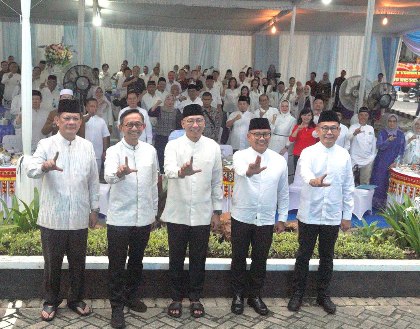 Bank Lampung Tuan Rumah Silaturrahmi Lembaga Jasa Keuangan Bersama Gubernur Lampung