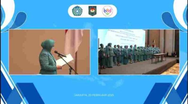 Ny. Tri Tito Karnavian Lantik Purnama Wulan Sari sebagai Ketua TP. PKK dan Ketua TP Posyandu