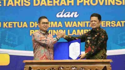 Pemprov Lampung Gelar Acara Pelepasan Pj. Sekdaprov Fredy yang Memasuki Purna Bakti