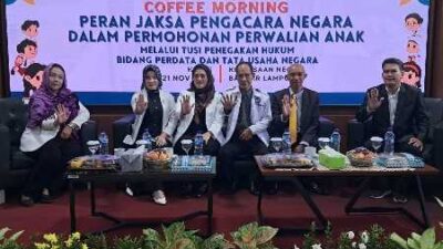 Perjuangkan Perwalian Anak, Kejari Bandar Lampung Diganjar Komnas PA Lampung Penghargaan