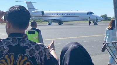 Mengulik Hadirnya Dua Pesawat Pribadi Ketika Pelantikan HIPMI Lampung