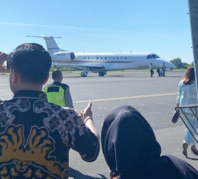 Mengulik Hadirnya Dua Pesawat Pribadi Ketika Pelantikan HIPMI Lampung