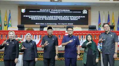 Gubernur Mirza Sampaikan LKPJ Kepala Daerah TA 2024 dalam Rapat Paripurna DPRD Provinsi Lampung