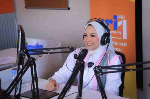 Ketua Dekranasda Provinsi Lampung Dorong Penguatan UMKM Lewat Podcast RRI