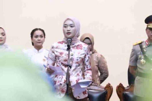 Meski Diguyur Hujan, Semangat Kartini Warnai Peringatan Hari Kartini Tingkat Provinsi Lampung