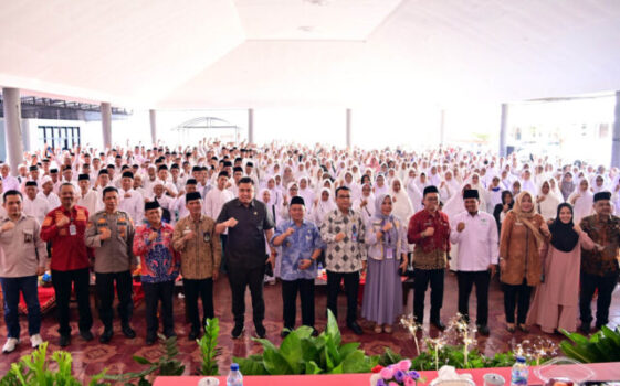 402 Jemaah Calon Haji Lampung Selatan Ikuti Bimbingan Manasik Haji