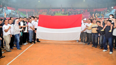 Timnas Indonesia Vs Bahrain, Bupati Egi Nobar di GWH Kalianda
