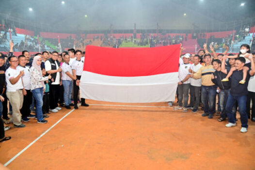 Timnas Indonesia Vs Bahrain, Bupati Egi Nobar di GWH Kalianda