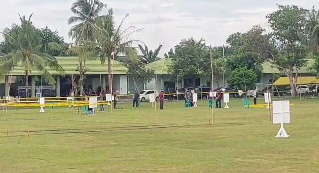 Rekonstruksi Penembakan Tiga Polisi di Lampung, Semua Tersangka Dihadirkan