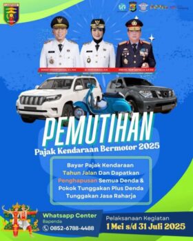 Program Pemutihan Pajak Kendaraan Bermotor di Lampung Berlangsung pada 1 Mei – 31 Juli 2025