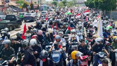 Ribuan Warga Lampung Aksi Bela Palestina, Desak Hentikan Genosida dan Bebaskan Palestina