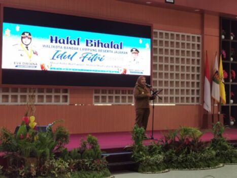 Halal bihalal PNS di Pemkot Bandarlampung, Walikota Eva Dwiana Janji akan Naikkan Tukin Dua Kali Lipat