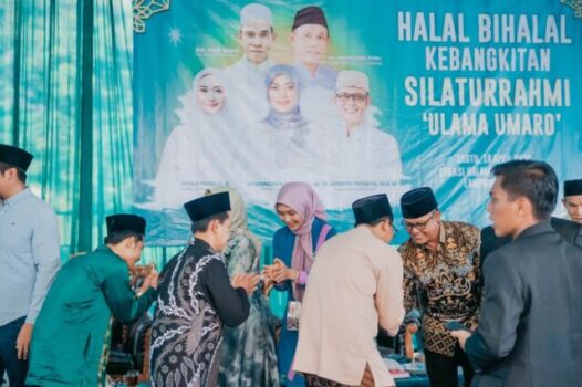 Nunik, Jihan Nurlela, dan Ardito Wijaya Hadiri Halal Bihalal Kebangkitan di PCNU Lampung Tengah