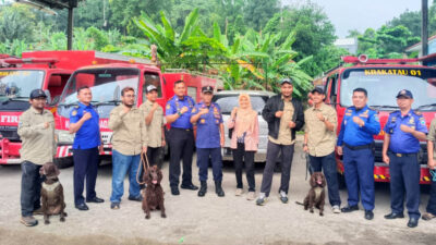 Kepala Dinas Damkar Lampung Selatan Apresiasi Pelatihan Anjing Pelacak K9