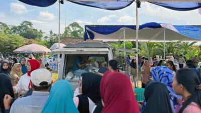 Masyarakat Katibung Antusias Sambut Pasar Murah Pemkab Lampung Selatan