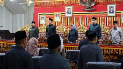 Rapat Paripurna DPRD, Bupati Egi Sampaikan LKPJ Tahun Anggaran 2024