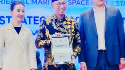 Gubernur Lampung Tandatangani Kerja Sama Pemanfaatan Satelit dengan Perusahaan Teknologi Luar Angkasa Tiongkok