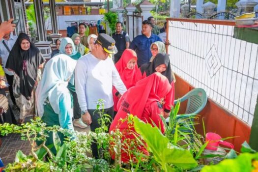 Wali Kota dan Wakil Wali Kota Metro Tinjau PSN di Metro Pusat