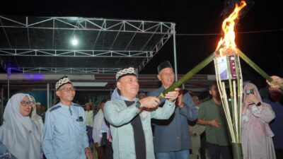 Wali Kota Metro dan Wakil Wali Kota Metro Apresiasi Pawai Malam Takbir di Margorejo