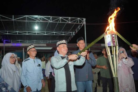 Wali Kota Metro dan Wakil Wali Kota Metro Apresiasi Pawai Malam Takbir di Margorejo