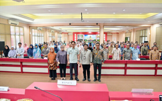 Bupati Lampung Selatan Buka Temu Teknis Sistem Pelaporan Penyuluh Pertanian