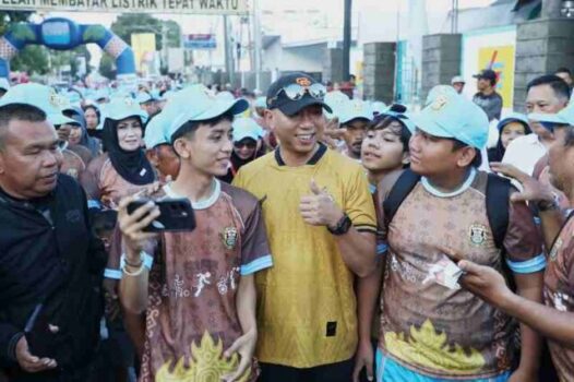 Gubernur Mirza Hadiri Senam dan Jalan Sehat Disabilitas di HUT ke-343 Bandarlampung