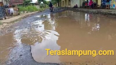 Soal Jl K.S. Tubun Seperti Kolam Ikan, Ini Respons Dinas SDABMK Lampung Utara