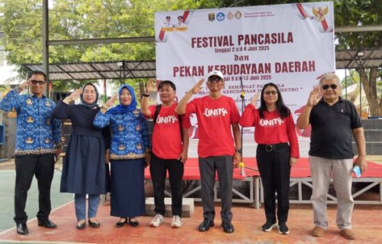 Gelar Festival Pancasila, Ikhtiar Kota Metro Wujudkan Kota yang Berbudaya