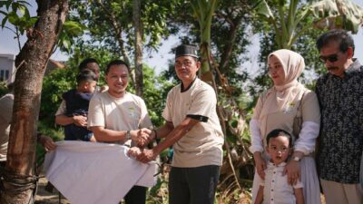 Ketum HIPMI Lampung Korban Kerbau, Tradisikan Berbagi dan Kebersamaan