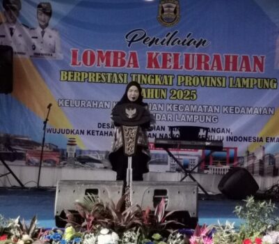 Walikota Eva Dwiana berharap Kelurahan Kedamaian Jadi Kelurahan Terbaik Tingkat Provinsi