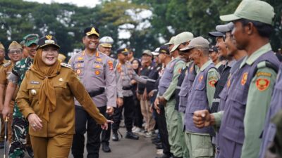 Tingkatkan Keamanan, Pemkot Bandarlampung Gelar Apel Tiga Pilar