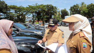 Tertibkan Aset Daerah, Pemkab Lampung Selatan Gelar Apel Kendaraan Dinas