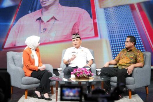 Talkshow di TVRI, Walikota Metro Ungkap Peran Kolaborasi dalam Pembangunan Kota